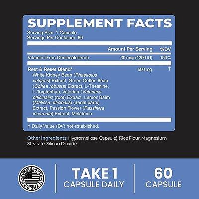 Night Time Fat Burner to Shred Fat While You Sleep | Hunger Suppressant,  Carb Blocker & Weight Loss Support Supplements | Burn Belly Fat, Support