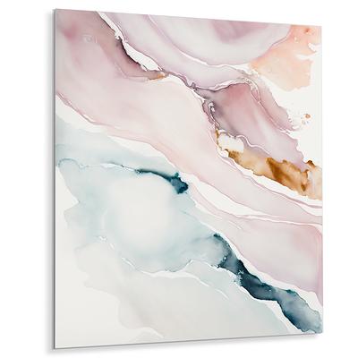 Abstract Aluminium Wall Art Waterproof Metal Alcohol Ink Art