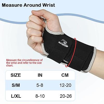  2 Pieces Carpal Tunnel Wrist Braces For Night Wrist Sleep  Support Brace Wrist Splint Stabilizer And Hand Brace Cushioned To Help