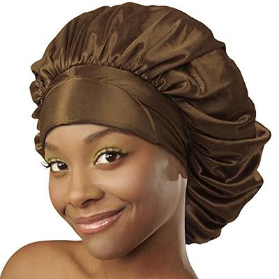 LilySilk Women’s Silk Sleep Cap 19 Momme 100 Real Silk Bonnet with Soft  Elastic Band for Hair