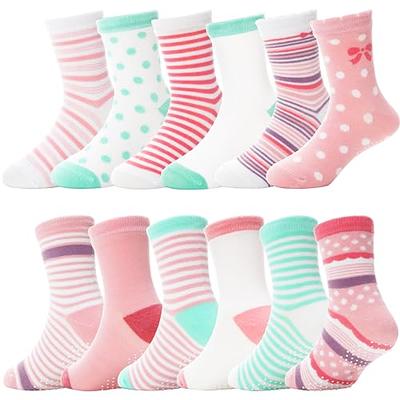 34 Pairs Non Slip Socks Non Skid Socks Yoga Socks with Grips Skid Proof  Socks Nonslip Socks Women Men Slipper Socks with Grippers Foot Pattern Skid