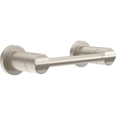 Delta Hospitality Extensions Toilet Paper Holder with Glass Shelf for Phone  Bath Hardware Accessory in Brushed Nickel HEXTN50-BN - The Home Depot