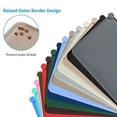 Lowest Price: Gorilla Grip Silicone Pet Feeding Mat, Waterproof,  23x15, Easy Clean in Dishwasher