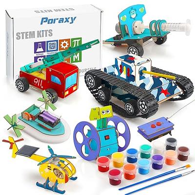 6 in 1 Wood Car Building Kits for Kids Ages 8-12, STEM Kits for Kids Age 8- 10-12