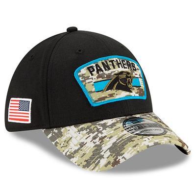 Men's New Era Camo Carolina Panthers 2023 Salute To Service