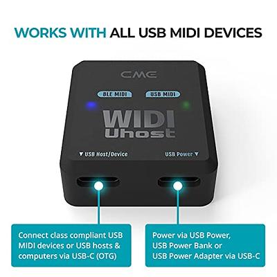 CME WIDI Uhost OTG USB Micro-B MIDI Cable Pack 2 - USB Micro-B OTG to