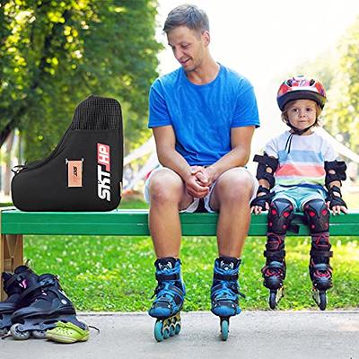 Roller Skate Bag with Adjustable Shoulder Strap for Kids And Adults to Hold Inline  Skates Roller Skates Knee pads Helmets Black - Yahoo Shopping