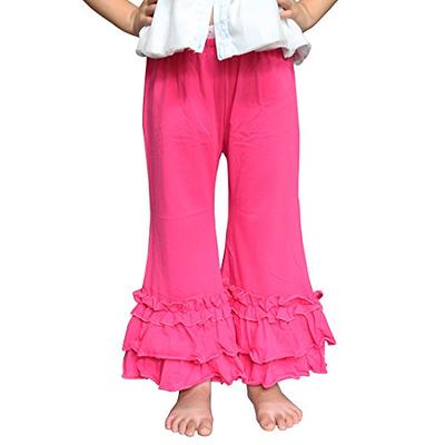 Wennikids Infant/Toddler Girls Stretchy Flare Pants w/Ruffles 1-6T X-Large  Brown - Yahoo Shopping