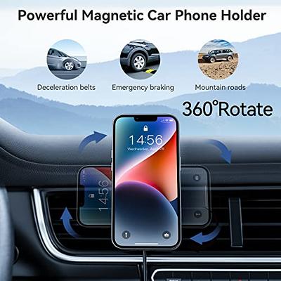 HOSEASON for MagSafe Car Mount Charger [15W PRO Charging] iPhone