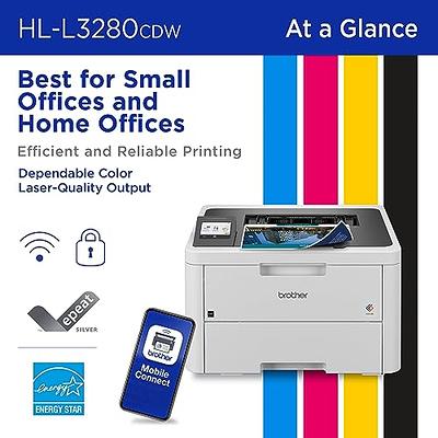 Compact Digital Color Printer with Wireless and Duplex Printing