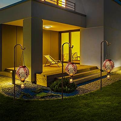 Hot Air Balloon Outdoor Hanging Solar LED Lantern