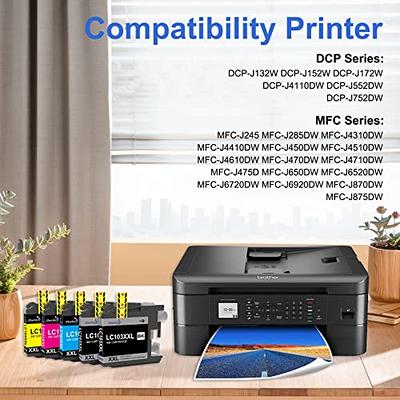 Pack de 4 cartouches d'encre compatibles pour BROTHER MFC J6720DW