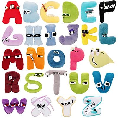 Hand drawn funny alphabet lore, english fonts with faces Kids T