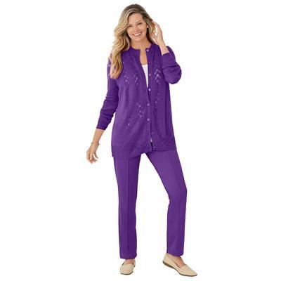 Women's Cuddl Duds Fleecewear with Stretch Long Sleeve Hooded Wrap