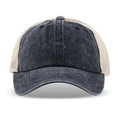 3 Pack Trucker Hats for Men/Women-Washed Baseball Cap for Outdoor