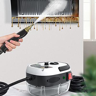 2500W High Pressure Steam Cleaner, Handheld Steam Cleaner Machine with 6  Brush Heads High Temperature Fast Heating Steamer Cleaners for Home Use,  Car