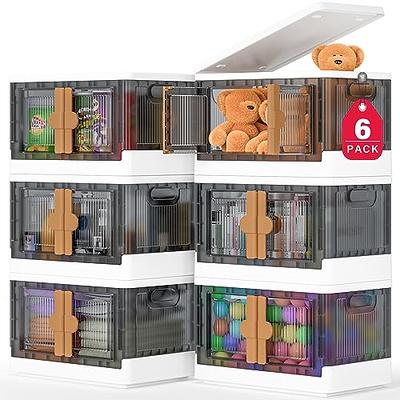 Citylife 3 PCS Plastic Storage Bins with Latching Lids Portable Project  Case Clear File Box Stackable Storage Containers for Organizing A4 Paper