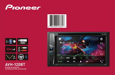 PIONEER Auto Radio Vidéo Apple CarPlay 6,2 - 2 DIN - 50W x 4