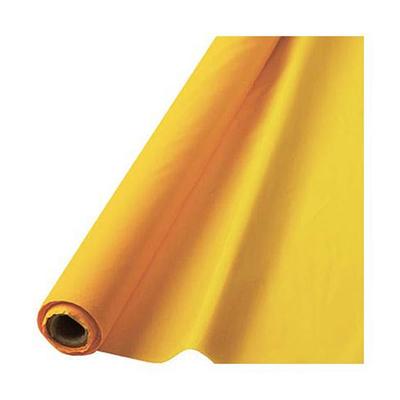 Amscan Plastic Table Cover Roll, 100' x 40, Sunshine Yellow