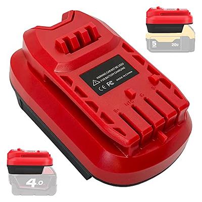 Battery Convert Adapter For Milwaukee Dewalt 18/ 20V Li-Ion