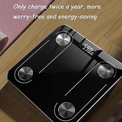 Scale for Body Weight, Bveiugn Digital Bathroom Smart Scale LED