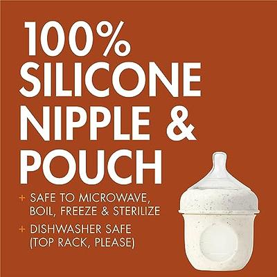 Boon Nursh Reusable Silicone Pouch Bottle 4oz