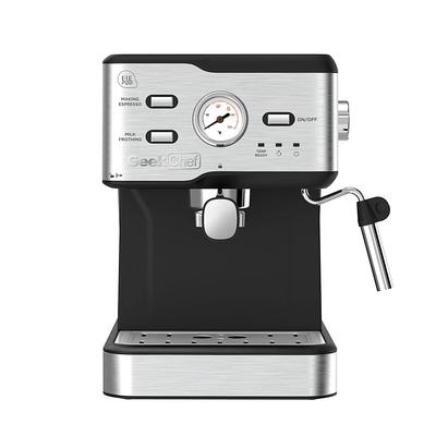 KitchenAid - KES6504SX - Metal Semi-Automatic Espresso Machine and  Automatic Milk Frother Attachment Bundle-KES6504SX