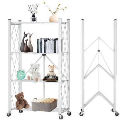 VBENLEM Stainless Steel Shelving 46.8x18.5 Inch 4 Tier Adjustable Shelf  Storage Unit Stainless Steel Heavy Duty Shelving for Kitchen Commercial  Office