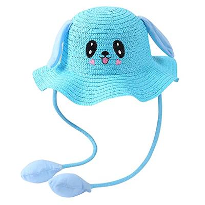 Kids Baby Bunny Hat with Moving Ears Rabbit 𝐒traw Hat Jumping Ear Funny Cute  Cap Wide Brim Sun Hat Boys&Girls (A, One Size) - Yahoo Shopping