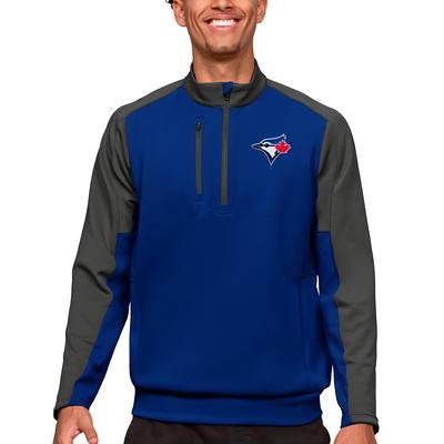 Toronto Blue Jays Big & Tall Fleece Half-Zip Hoodie - Royal/White