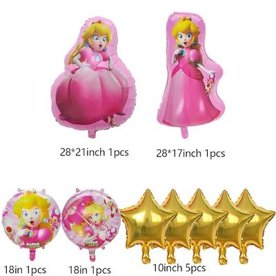 Beauty and the Beast Party Supplies Princess Belle Balloon Bouquet  Decorations 12 piece kit 