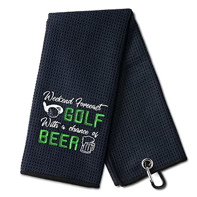 Weekend Forecast Golf with a Chance of Beer - Custom Golf Engraved