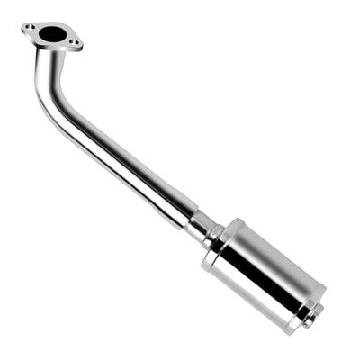 FVRITO Thickened Exhaust Header Pipe Muffler with Heat Shield Tape