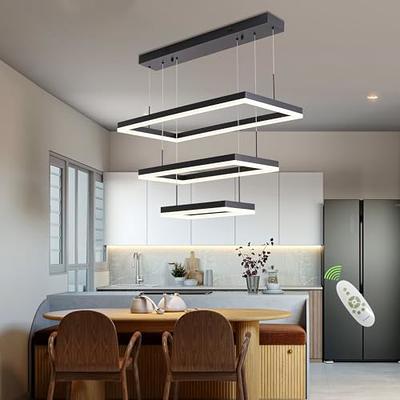 Ring Design Modern LED Chandelier Lamp Crystal Living Lighting Dimmabl –  ATY Home Decor