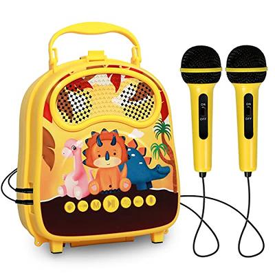 LEETTUS Kids Karaoke Microphone Toys for Birthday Gifts 4 5 6 7 8