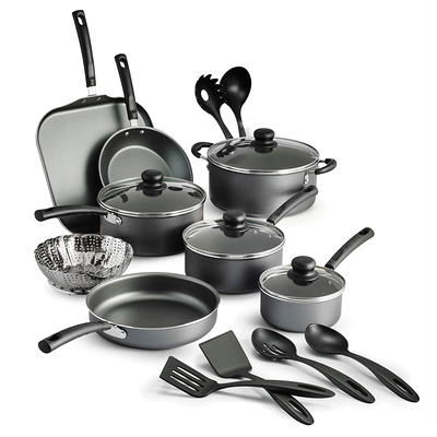 Tramontina 12pc Aluminum Nonstick Cookware Set - Black