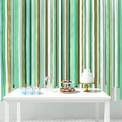 HOUSE OF PARTY Green Goddess Crepe Paper Streamers 6 Crepe Paper