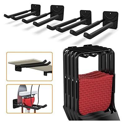 Garage Storage Hooks Heavy Duty, 6 inch Utility Wall Mount Hanging Garage  Tool Organizers for Ladders, Chairs, Bicycles, Garden Tools and Bulk Items