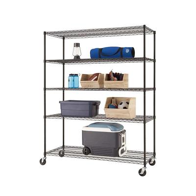 IRIS White 2-Tier Storage Organizer Shelf with Footboard 596032