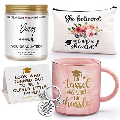 GiftAmaz 2023 Graduation Gifts Set for Her, Congrats Grad Gift Basket Set  Include Coffee Mug, Keycha…See more GiftAmaz 2023 Graduation Gifts Set for