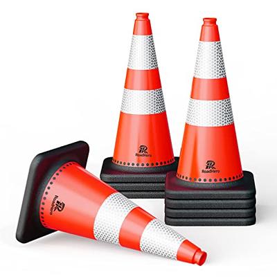 CYEAH 2 Pack 28 Inch Collapsible Traffic Safety Cones, Multi