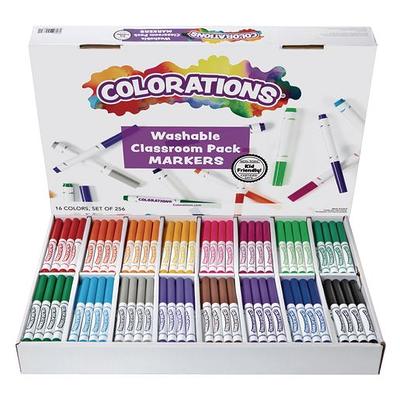 scentos classic scented markers for kids ages 4-8 - colored markers for  school - coloring book markers (8-pack) 