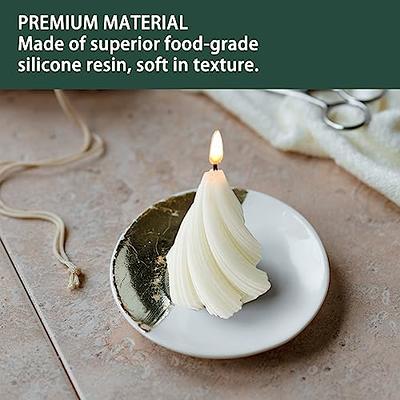 3D Christmas Pine Cone Silicone Candle Molds Beeswax Candles Making Mold DIY