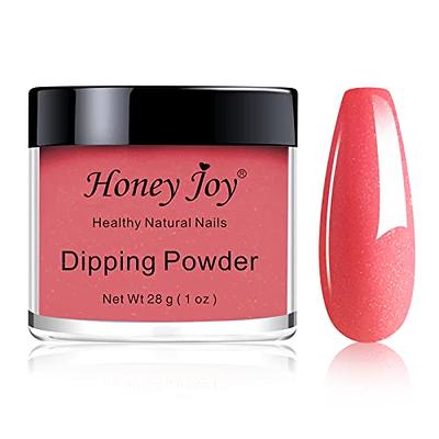 Honey Joy 6 BOX/SET Dip Powder Nails Kit Hot Pink Nail Fine Dipping Powder  Colors No Need Lamp Cure,Like Gel Polish Effect,Even & Smooth Finishing