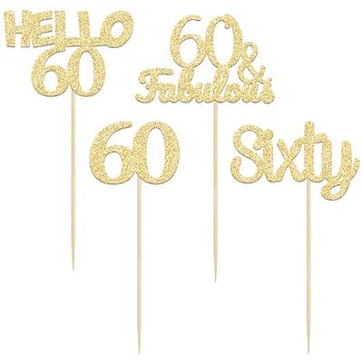 Gyufise 1Pcs 50 & Fabulous Cake Toppers Rose Gold 50 Birthday Anniversary  Cake Toppers for 50 Birthday Anniversary Party Decorations Happy 50th  Birthday Cake Decorations Supplies 50 Fabulous