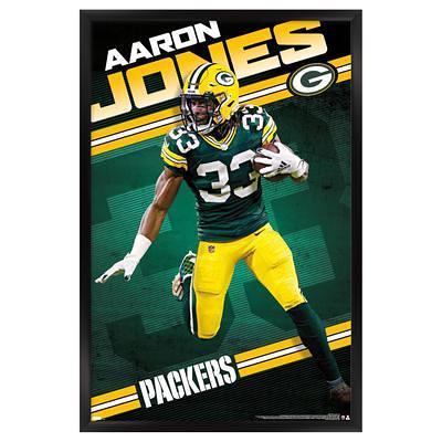 Aaron Jones Green Bay Packers 24.25'' x 35.75'' Framed Association Players  Only Poster - Yahoo Shopping