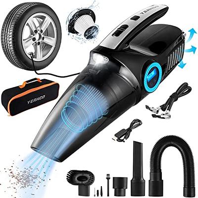 YEAHCO Car Vacuum Cordless Rechargeable, 4-in-1 10000Pa Car Vacuum