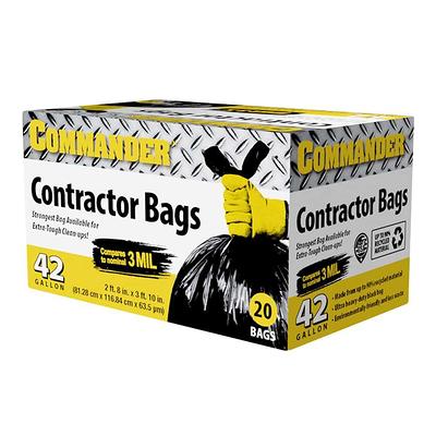 Husky 42 Gallon Heavy Duty Construction Garbage Clean-Up Trash Bags  200-Count