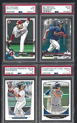 MINT SHOHEI OHTANI RONALD ACUNA JR. MOOKIE BETTS & AARON JUDGE 4 CARD  ROOKIE LOT GRADED PSA MINT 9 MLB SUPERSTAR MVP PLAYERS - Yahoo Shopping