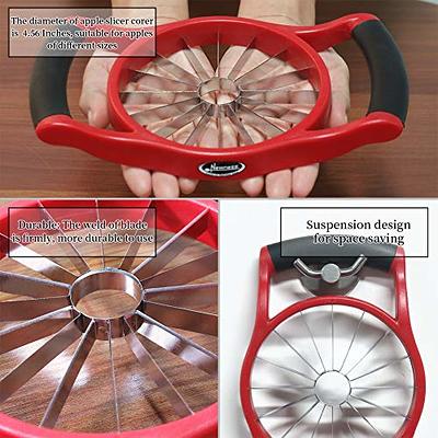 Seekfunning Apple Slicer Corer, 16-Slice Durable Heavy Duty Apple Slicer Corer, Cutter, Divider, Wedger, Integrated Design Fruits & Vegetables Slicer